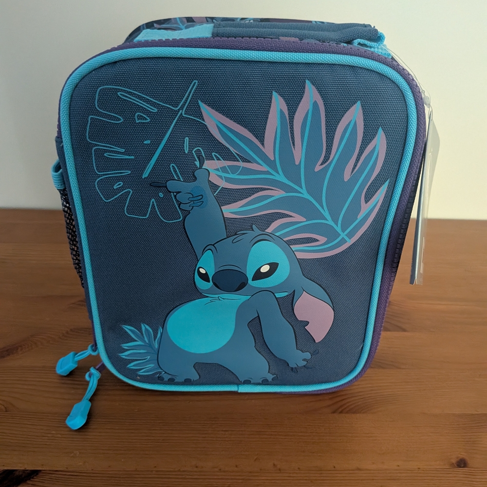 Disney Stitch Kids Backpack - Blue and Purple